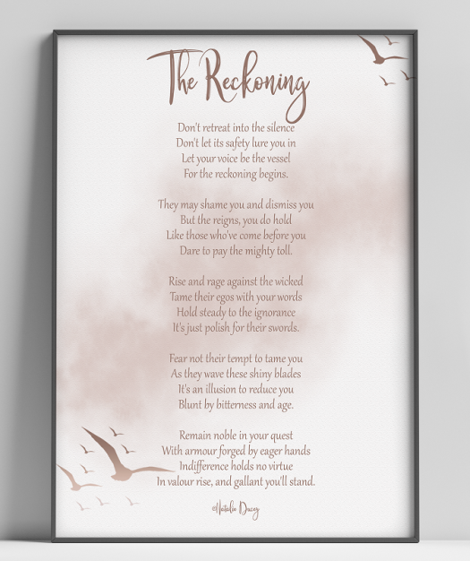 The Reckoning ~ a poem by Natalie Ducey
