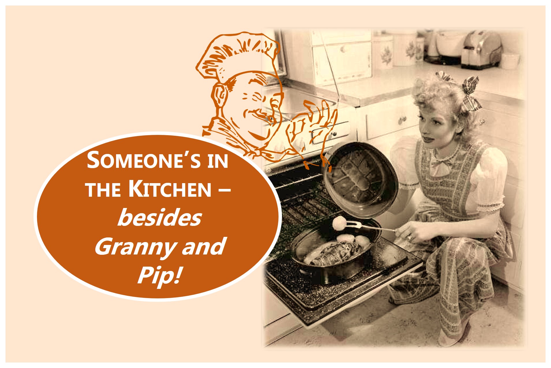 A Ghost in the Kitchen -- Three Ingredients 2. Image by Teagan R. Geneviene